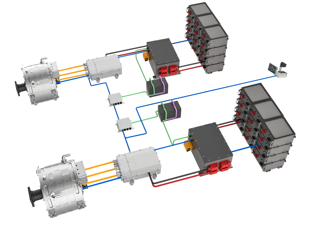 电动船内机系统-H系列电动船内机-V8哈希科技