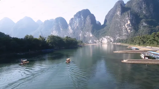 桂林漓江纯电动游览排筏 项目概况-V8哈希科技